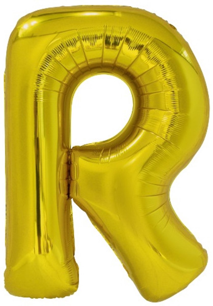 Amscan Letterballon R Folie 86 Cm Goud