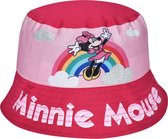 Disney Zonnehoed Minnie Mouse Meisjes Textiel Rood/roze Maat 50