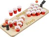 Afbeelding van het spelletje relaxdays Mini beer pong - party spel - voor bier of shots - 25 rode bekers - drankspel