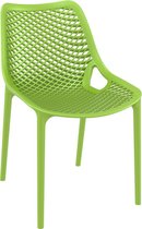 Alterego Moderne, groene stoel 'BLOW' uit kunststof
