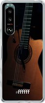 6F hoesje - geschikt voor Sony Xperia 5 III -  Transparant TPU Case - Guitar #ffffff