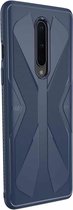 Voor OnePlus 8 Butterfly Shadow schokbestendig rubberen TPU beschermhoes (blauw)