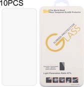 Voor Wiko View 5 Plus 10 STUKS 0,26 mm 9H 2,5D gehard glasfilm