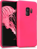 kwmobile telefoonhoesje voor Samsung Galaxy S9 - Hoesje voor smartphone - Back cover in neon roze