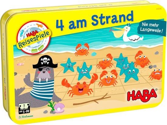Afbeelding van het spel Haba Reisspel 4 Aan Het Strand Junior Metaal (de)