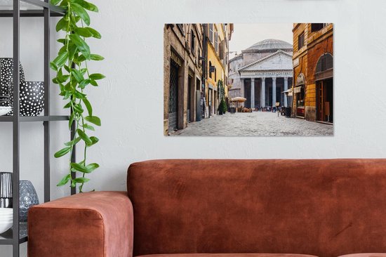 Rose dans la Rome antique 90x60 cm - Tirage photo sur toile (Décoration murale salon / chambre)