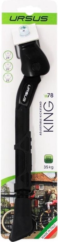 Ursus King - Fietsstandaard - 26/28 inch - Verstelbaar - Zwart