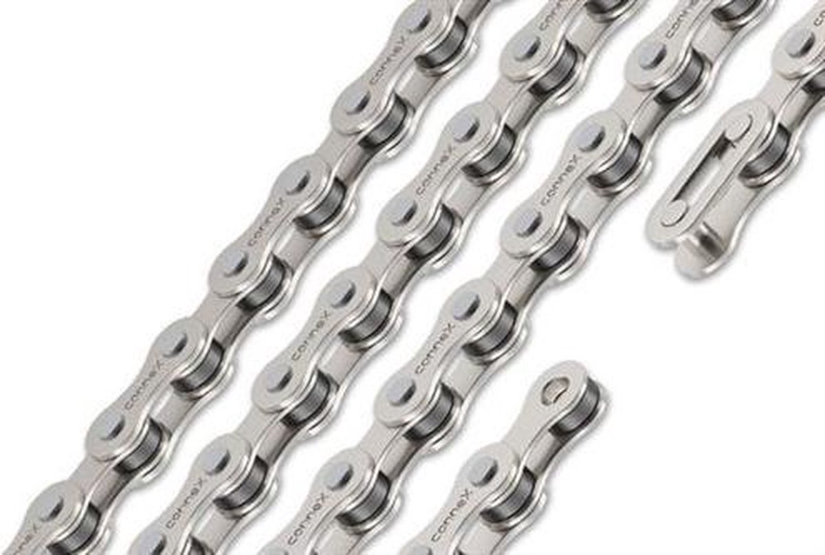 Connex Nikkel-beklede 708 fietskettingslot ATB/trekking/stad/touring