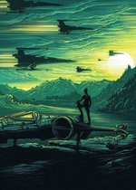 Komar Star Wars X-Wing Assault Takodana Vlies Fotobehang 200x280cm 4-banen