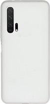 Voor Huawei Nova 6 Frosted Candy-gekleurde ultradunne TPU-telefoonhoes (wit)