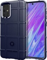 Voor Galaxy S20 Ultra Full Coverage schokbestendig TPU-hoesje (blauw)