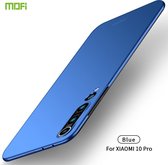 Voor Geschikt voor Xiaomi Mi 10 Pro MOFI Frosted PC Ultradunne harde koffer (blauw)