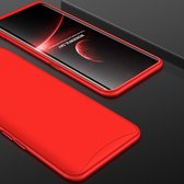 GKK Three Stage Splicing Full Coverage PC Case voor OPPO Find X (rood)