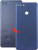 Achterklep met cameralens en zijtoetsen voor Huawei Enjoy 8 Plus (blauw)