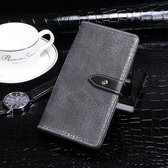 Voor Blackview A80 Pro idewei Crocodile Texture Horizontale Flip Leather Case met houder & kaartsleuven & portemonnee (grijs)