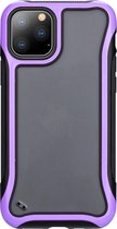Voor iPhone 11 Pro Blade-serie Transparant acryl Beschermhoes (paars)