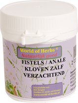 World of herbs fytotherapie fistels / anale kloven zalf - 50 gr - 1 stuks