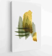 Luxury gold abstract arts background. Wall arts vector 4 - Moderne schilderijen – Vertical – 1899100519 - 40-30 Vertical