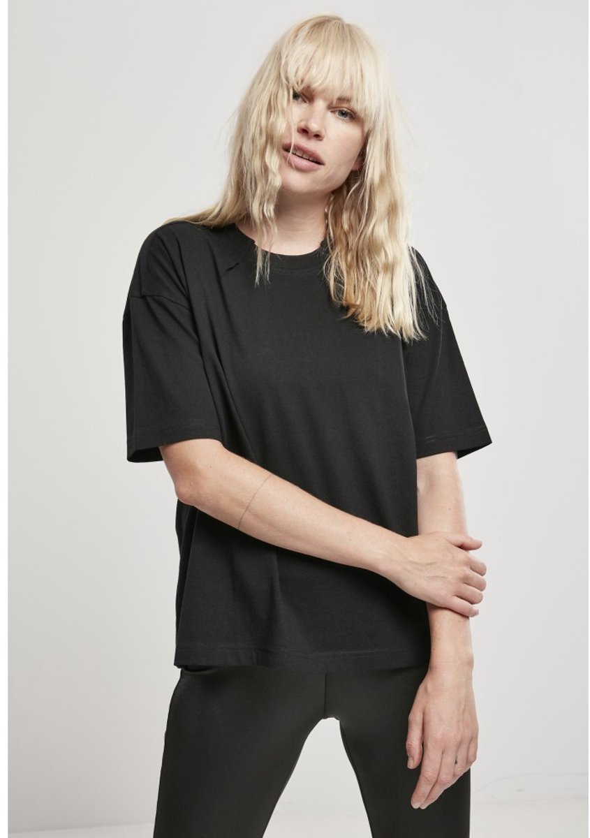 Urban Classics Organic Oversized Pleat 2-pack Dames T-shirt XS Wit