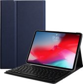 Lunso - afneembare Keyboard hoes - Blauw - iPad 10.2 inch (2019/2020/2021)