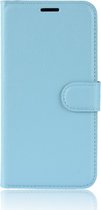 LG G8X ThinQ Hoesje - Mobigear - Classic Serie - Kunstlederen Bookcase - Blauw - Hoesje Geschikt Voor LG G8X ThinQ