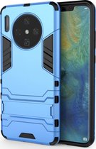 Huawei Mate 30 Hoesje - Mobigear - Armor Stand Serie - Hard Kunststof Backcover - Blauw - Hoesje Geschikt Voor Huawei Mate 30