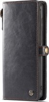 Samsung Galaxy S20 Hoesje - Caseme - Serie - Kunstlederen Bookcase / 2in1 Case - Zwart - Hoesje Geschikt Voor Samsung Galaxy S20