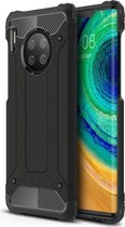 Huawei Mate 30 Pro Hoesje - Mobigear - Outdoor Serie - Hard Kunststof Backcover - Gunmetal - Hoesje Geschikt Voor Huawei Mate 30 Pro