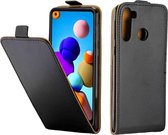 Samsung Galaxy A21 Hoesje - Mobigear - Business Serie - Kunstlederen Flipcase - Zwart - Hoesje Geschikt Voor Samsung Galaxy A21