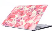 Mobigear Laptophoes geschikt voor Apple MacBook Pro 15 Inch (2016-2019) Hoes Hardshell Laptopcover MacBook Case | Mobigear Flowers - Model 36 - Model A1707 / A1990