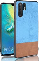 Mobigear Two-Tone Hardcase Hoesje - Geschikt voor Huawei P30 Pro - Blauw