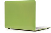 Case geschikt voor Apple MacBook 12 (2015-2017) - Mobigear - Metallic Serie - Hardcover - Groen - Geschikt voor Apple MacBook 12 (2015-2017) Cover