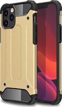 Apple iPhone 12 Pro Max Hoesje - Mobigear - Outdoor Serie - Hard Kunststof Backcover - Goud - Hoesje Geschikt Voor Apple iPhone 12 Pro Max