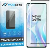 Mobigear Curved Gehard Glas Ultra-Clear Screenprotector voor OnePlus 8 - Zwart