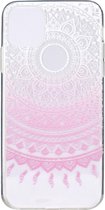 Mobigear Design TPU Backcover Hoesje - Geschikt voor iPhone 12 Mini - Mandala Roze