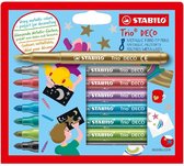 STABILO Trio Deco Etui 8 Stuks