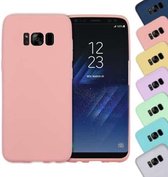 Voor Galaxy S8 + / G955 Lovely Candy Colors Soft TPU beschermhoes (roze)