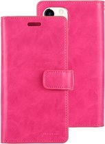 Voor iPhone 11 Pro Max MERCURY GOOSPERY MANSOOR Horizontale flip lederen tas met houder & kaartsleuven en portemonnee (rose rood)