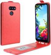Voor LG K40S Crazy Horse verticale flip lederen beschermhoes (rood)