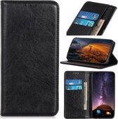 Voor Xiaomi Mi 10 Ultra Magnetische Crazy Horse Texture Horizontale Flip lederen tas met houder & kaartsleuven & portemonnee (zwart)