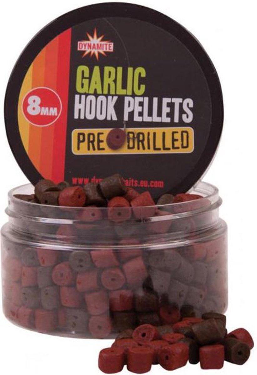 Dynamite Baits Pre-Drilled - Hook Pellet - Garlic - 8mm - Assorti