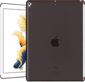 Voor iPad Pro 12,9 inch (2017) Transparante TPU afgebroken rand Zachte beschermende achterkant van de behuizing (zwart)
