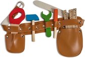 Dress Up America Wooden Tool Belt Set - Houten Gereedschapsriem Set