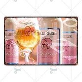 Retro Muur Decoratie uit Metaal Bier Signs 20x30cm DU-10090