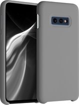 kwmobile telefoonhoesje geschikt voor Samsung Galaxy S10e - Hoesje met siliconen coating - Smartphone case in steengrijs
