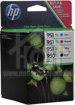 HP Hewlett-Packard Inktcartridge No. 950XL/951XL Multipack BK/C/M/Y Officejet 8100;8600;