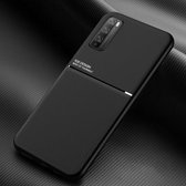 Voor Huawei Enjoy 20 Pro Classic Tilt Strip Grain Magnetisch Schokbestendig PC + TPU-hoesje (zwart)