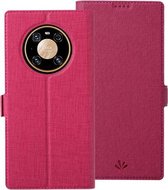 Voor Huawei Mate 40 Pro ViLi K-serie schokbestendig TPU + PU lederen magnetische gesp horizontale flip case met kaartsleuven & portemonnee & houder (rose rood)