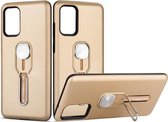 Voor Galaxy S20 schokbestendig TPU + pc beschermhoes met houder (goud)