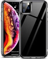 Voor iPhone 11 Pro Max ESR Ice Shield-serie Zacht siliconen frame + glazen achterkant beschermhoes (zwart)